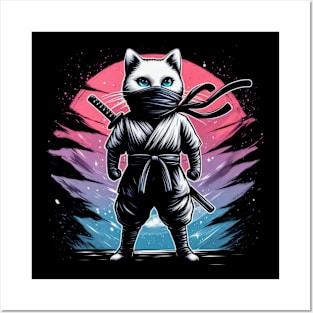 Shinobi Cat Posters and Art